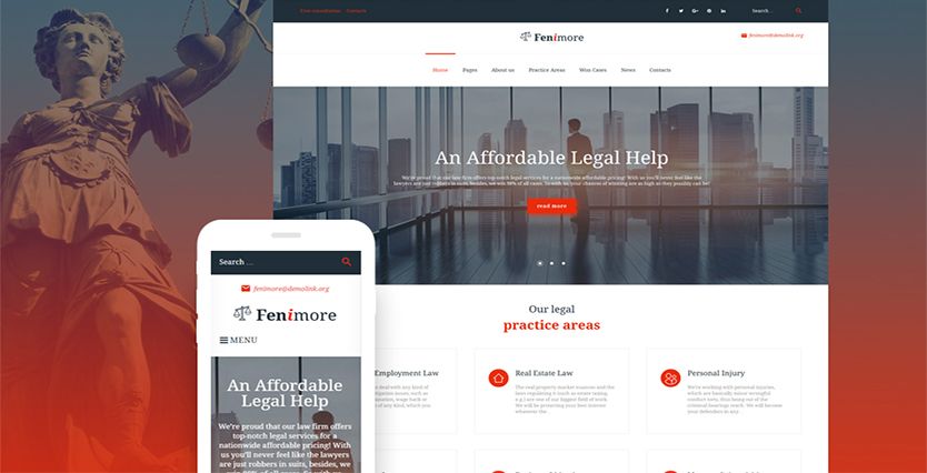 Fenimore-律师事务所WordPress主题